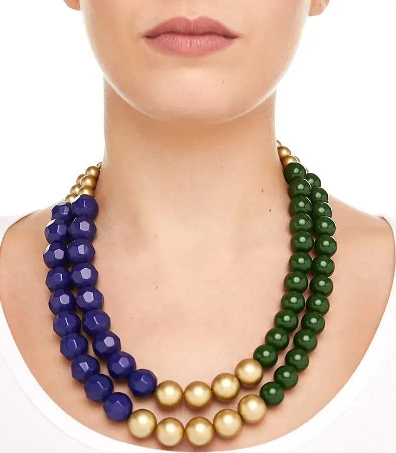 MYA ACCESSORIES | Collana con doppio filo di perle