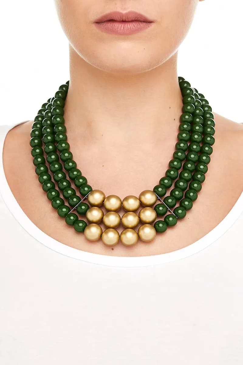 MYA ACCESSORIES | Collana a tre fili con perle - 3