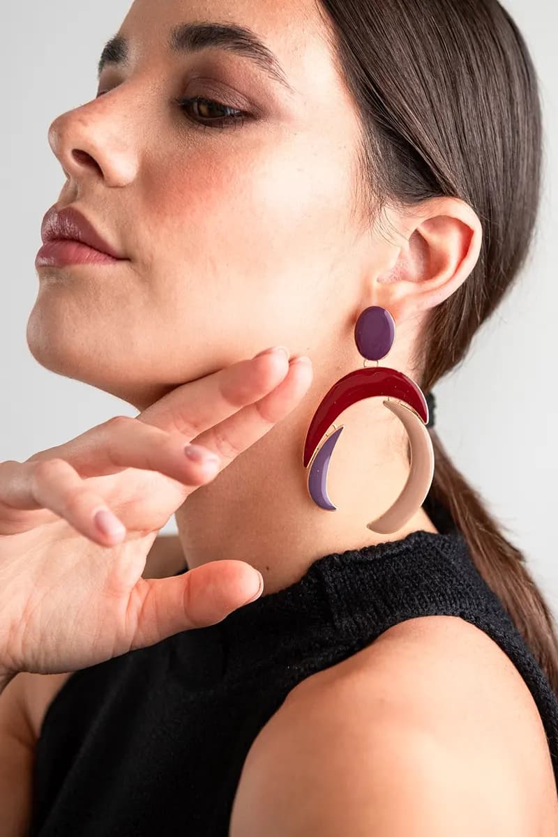 MYA ACCESSORIES | Orecchini smaltati - 3