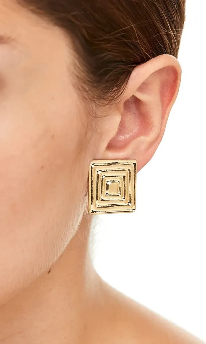 MYA ACCESSORIES | Orecchini quadranti con clip - 2