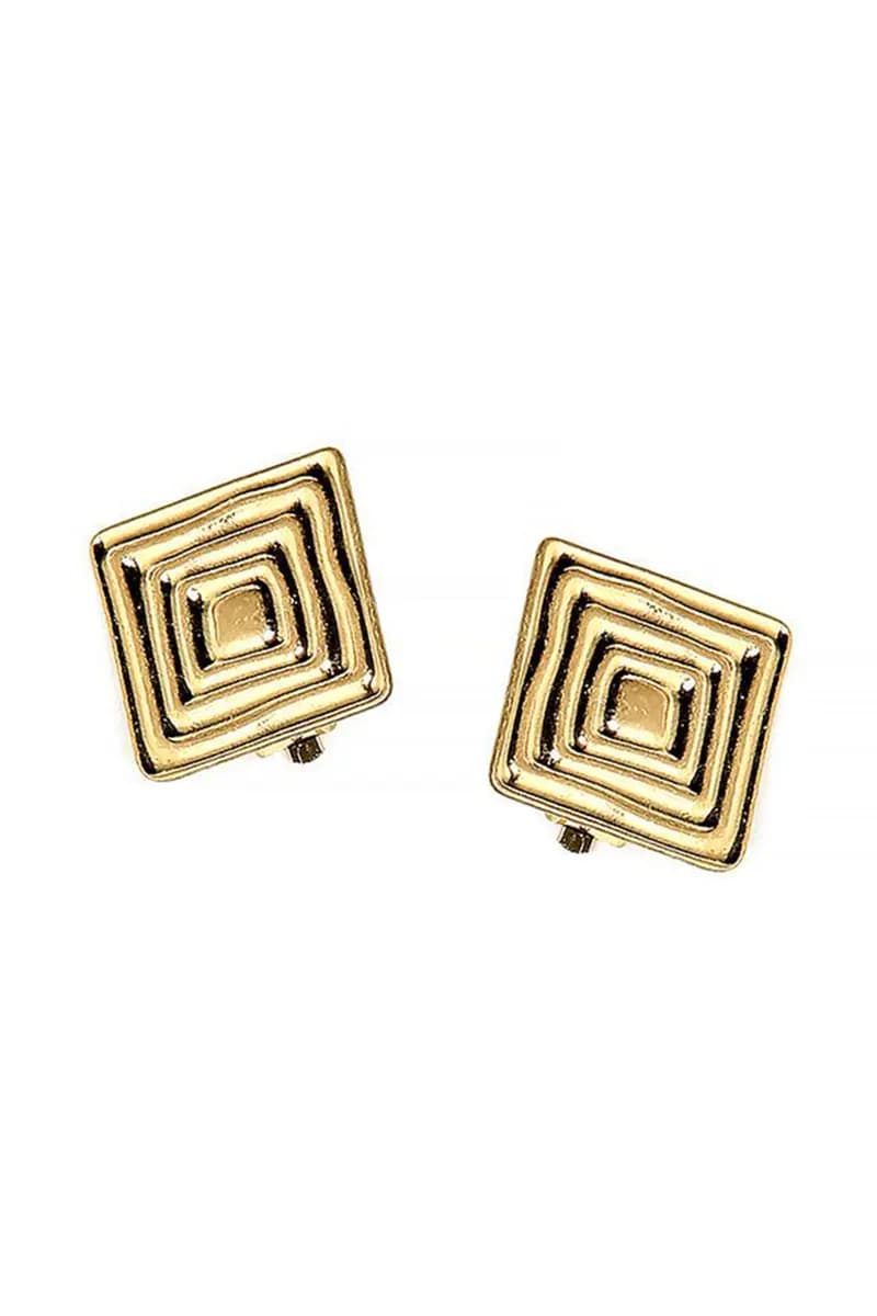 MYA ACCESSORIES | Orecchini quadranti con clip - 3