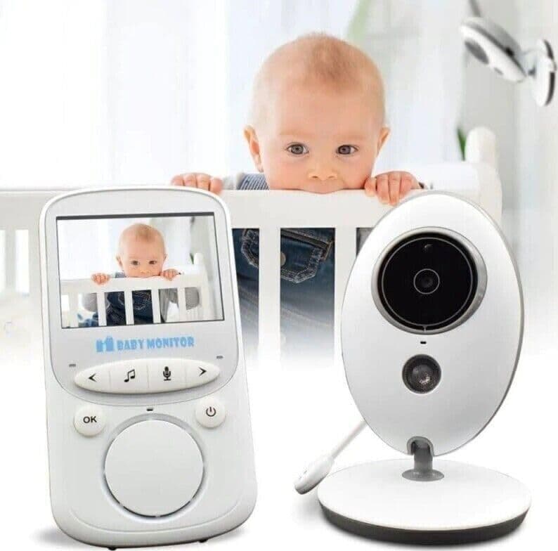 BABY MONITOR, SENZA FILI, VB 605, RICARICABILE, FULL HD, 2,4", VISIONE NOTTURNA