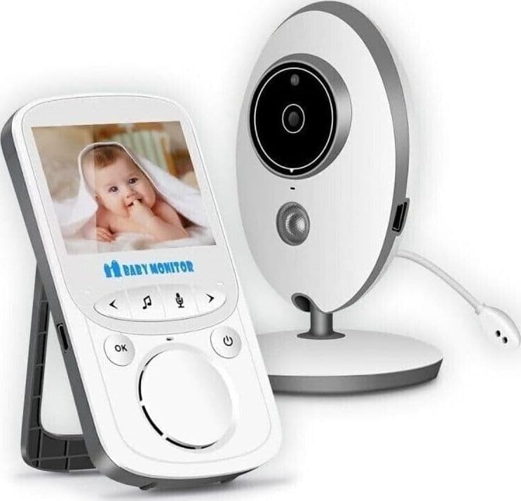 BABY MONITOR, SENZA FILI, VB 605, RICARICABILE, FULL HD, 2,4", VISIONE NOTTURNA - 8