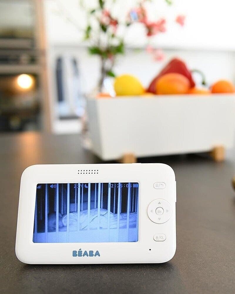 BEABA Zen+ Baby Monitor Video 4,3" Telecamera Rotante Notturna VOX Termometro - 9