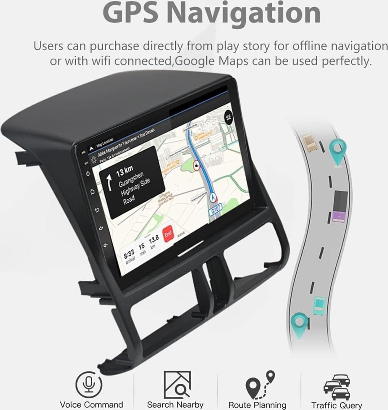 LEXXSON Carplay Radio Android Autoradio per Honda CRV 2001-2006 | 9 pollici - 6