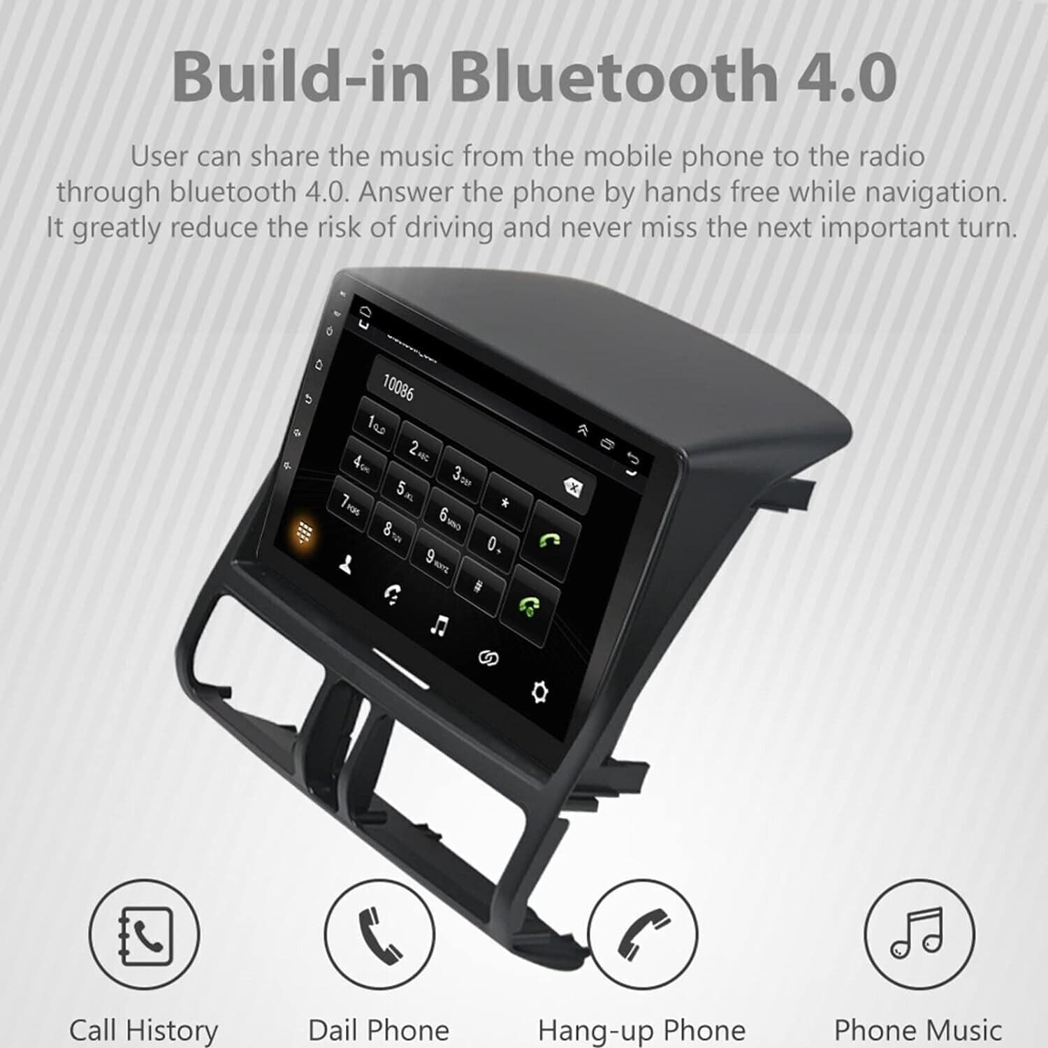 LEXXSON Carplay Radio Android Autoradio per Honda CRV 2001-2006 | 9 pollici - 7