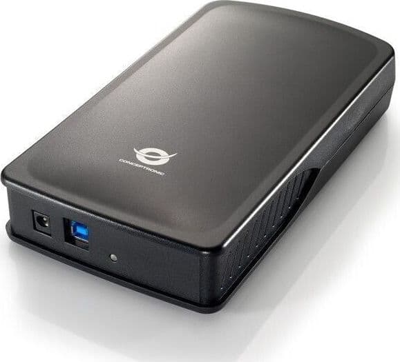 Conceptronic Contenitore di unità di archiviazione, Box esterno HDD Grafite - 2