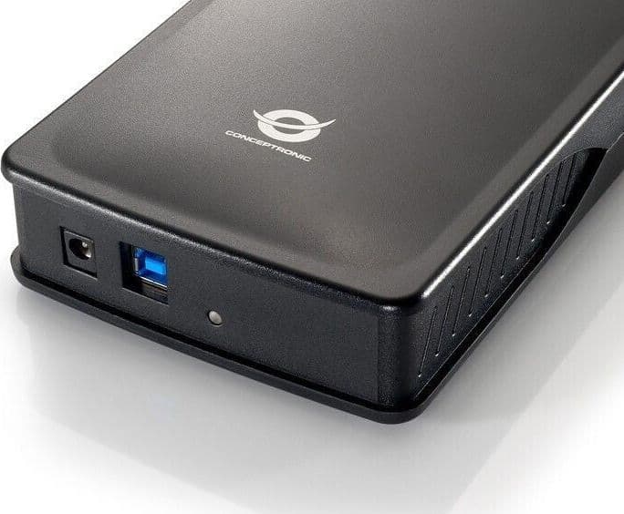 Conceptronic Contenitore di unità di archiviazione, Box esterno HDD Grafite - 3