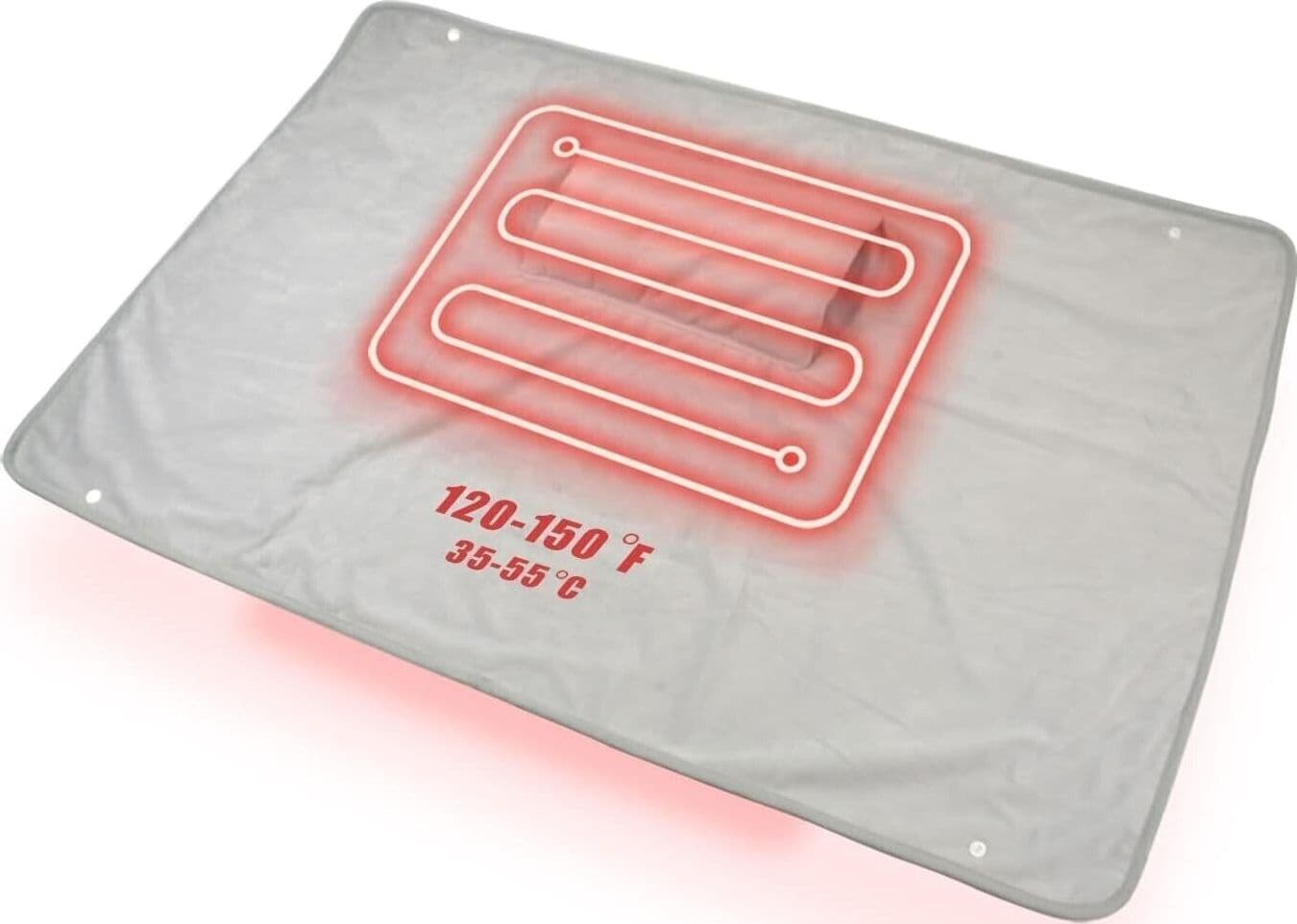 Coperta Calda Alimentata a USB, Scialle 108 x 70 cm Coperta Elettrica per tutto - 6