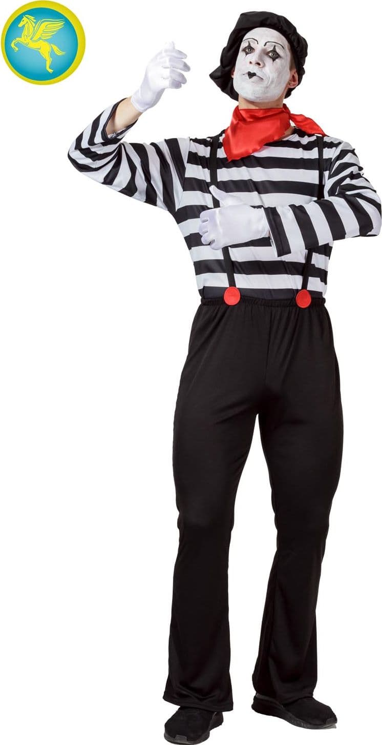 COSTUME CARNEVALE  MIMO UOMO ADULTO - PEGASUS 3048-A-1 - 2