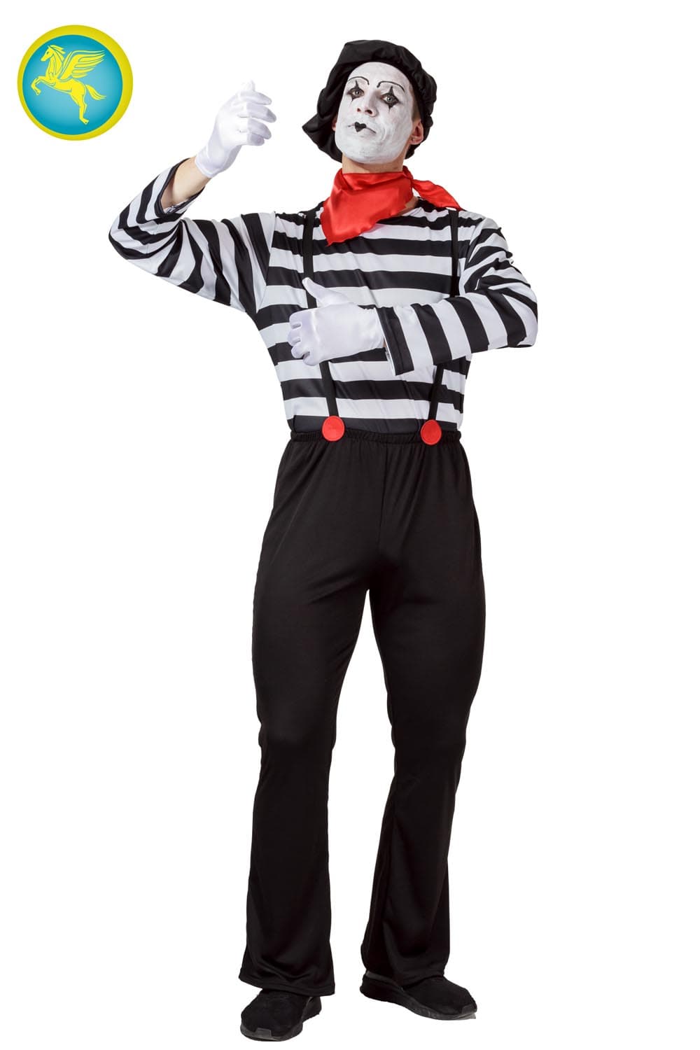 COSTUME CARNEVALE  MIMO UOMO ADULTO - PEGASUS 3048-A-1 - 2