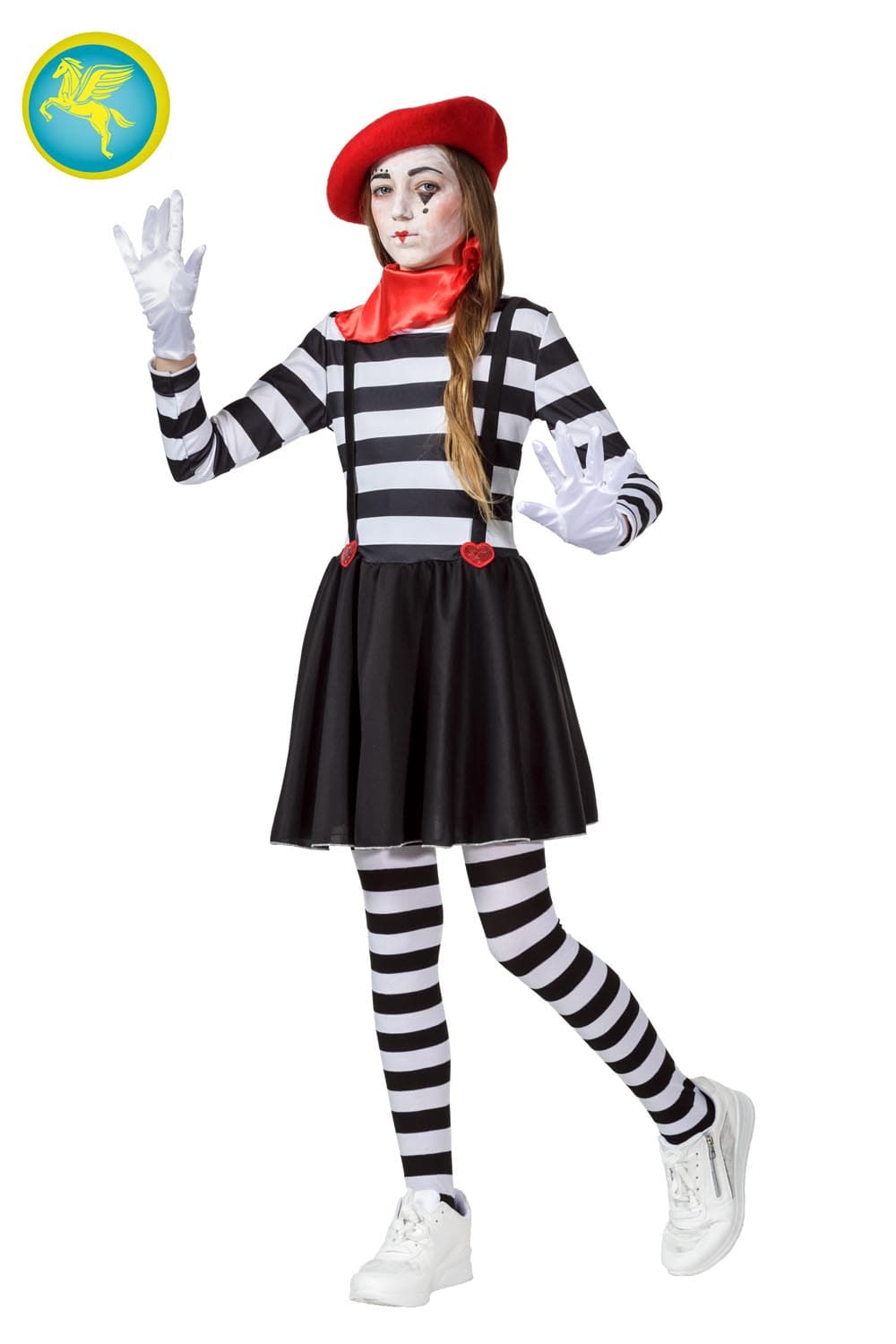 COSTUME CARNEVALE  MIMA BAMBINA DA 5 A 11 ANNI - PEGASUS 1811 - 2