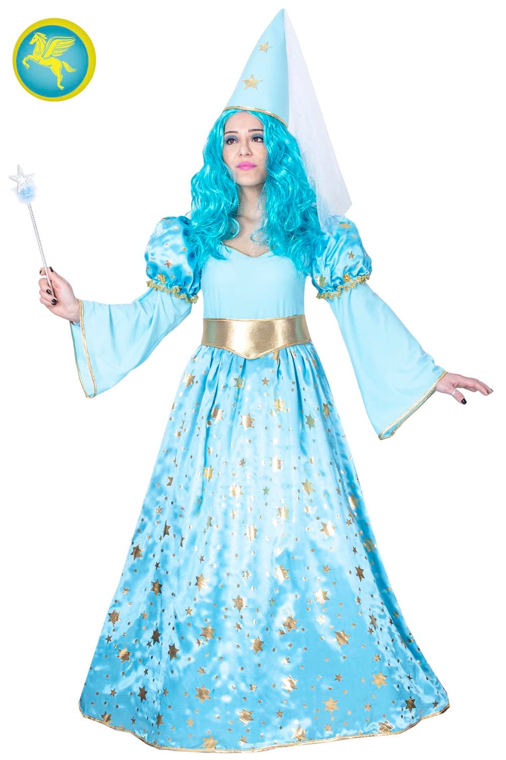 COSTUME CARNEVALE  FATA TURCHINA ADULTA DALLA S ALLA L - PEGASUS 3153 - 2