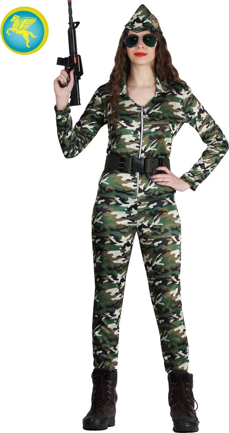 COSTUME CARNEVALE  MARINES GIRL DALLA TAGLIA S ALLA L - PEGASUS 3005 - 2
