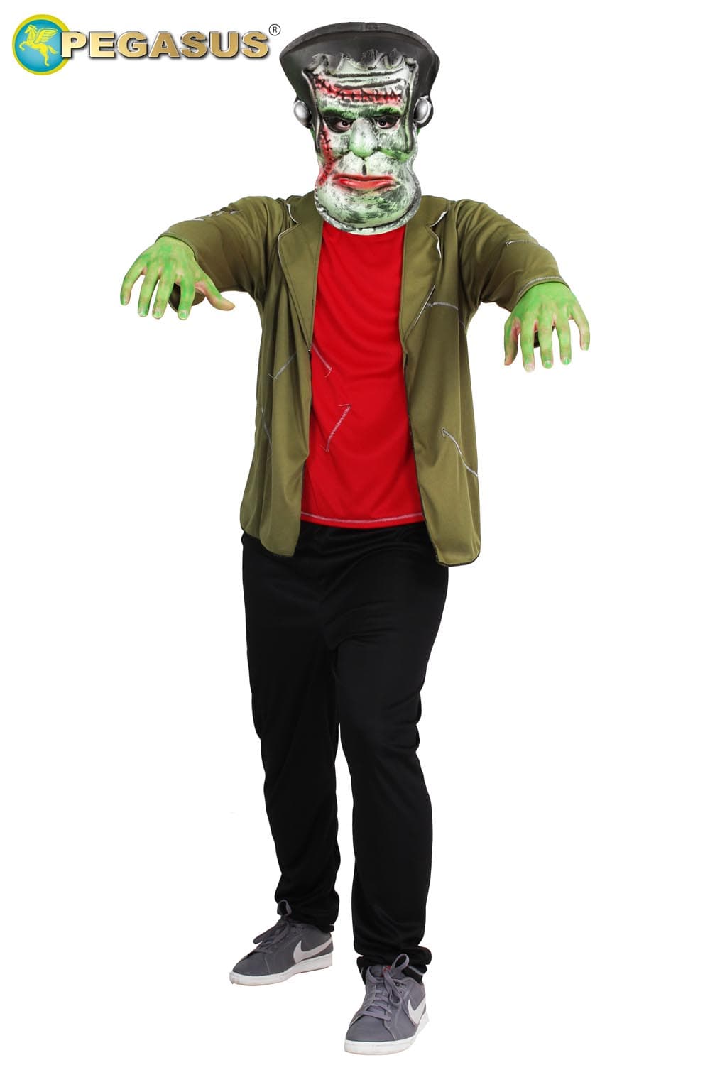 COSTUME CARNEVALE FRANKENSTEIN ADULTO DALLA 44 ALLA 54 - PEGASUS H8532-A-1 - 2