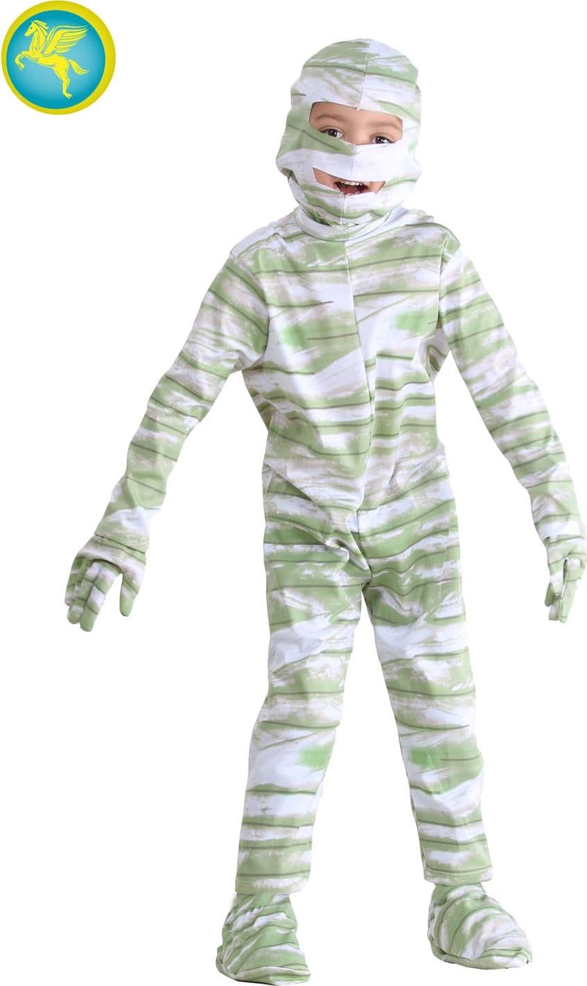 COSTUME CARNEVALE MUMMIA BAMBINO DA 3 A 12 ANNI - PEGASUS H8543-A-2 - 2