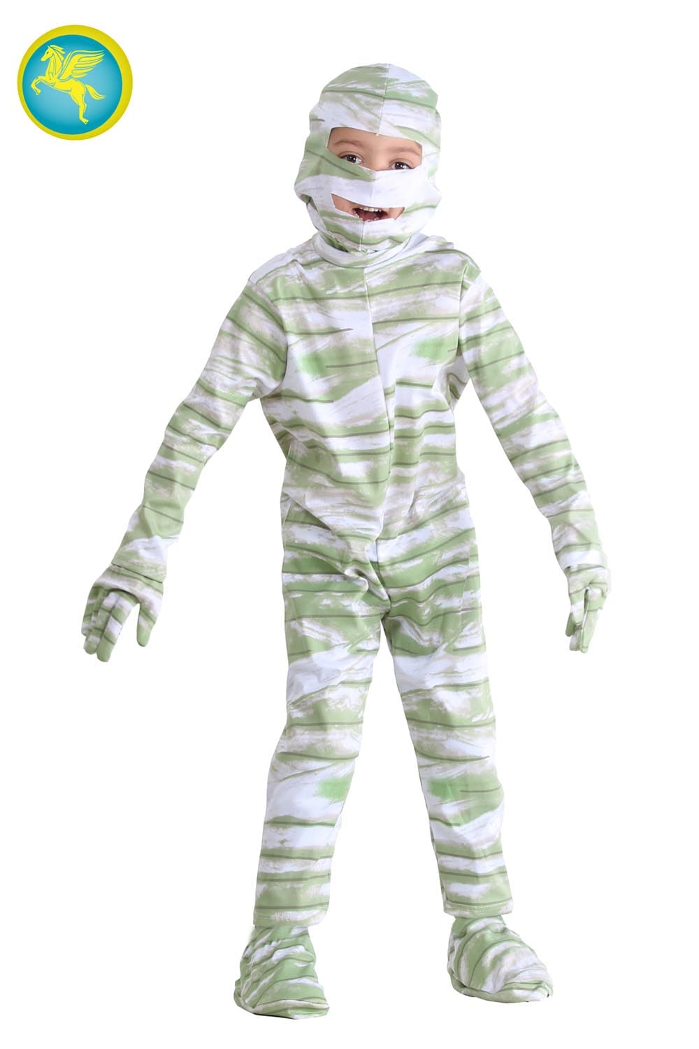 COSTUME CARNEVALE MUMMIA BAMBINO DA 3 A 12 ANNI - PEGASUS H8543-A-2 - 2
