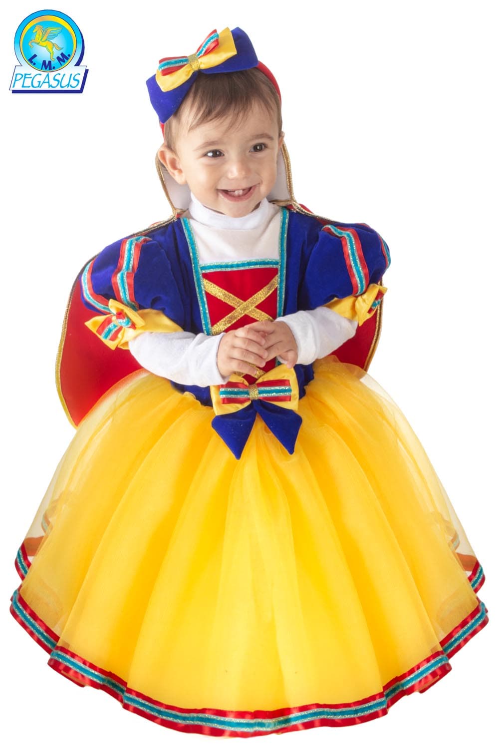 COSTUME CARNEVALE BIANCANVE LUSSO DA 10 A 36 MESI - PEGASUS 2113 - 2