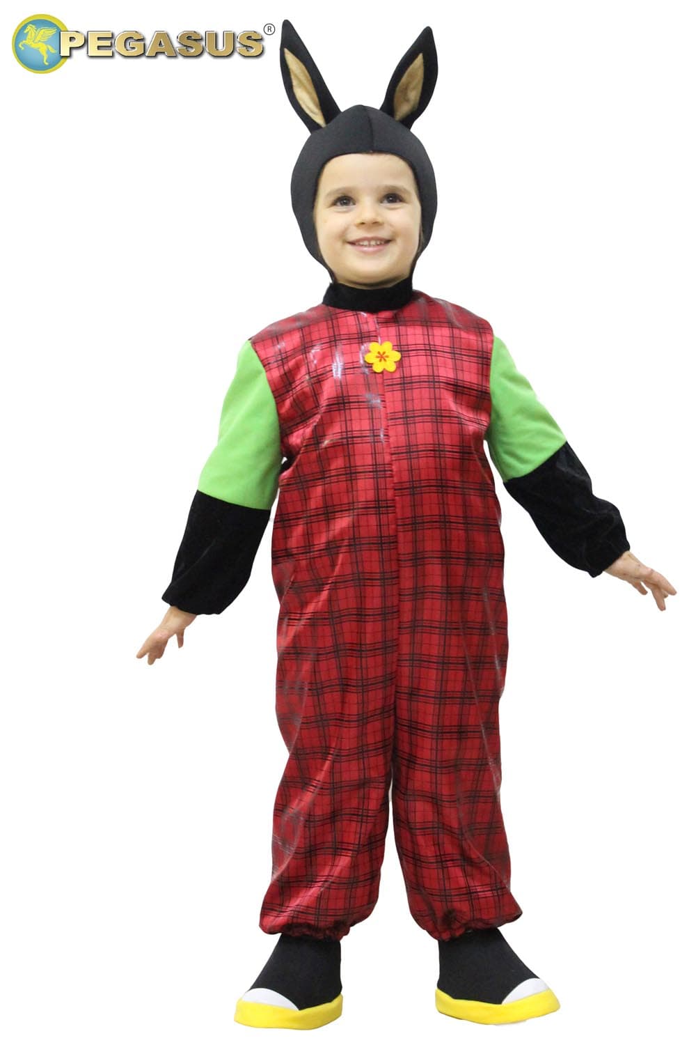 COSTUME CARNEVALE CONIGLIO BLACK DALLA 1° ALLA 4° - PEGASUS PE0760 - 3