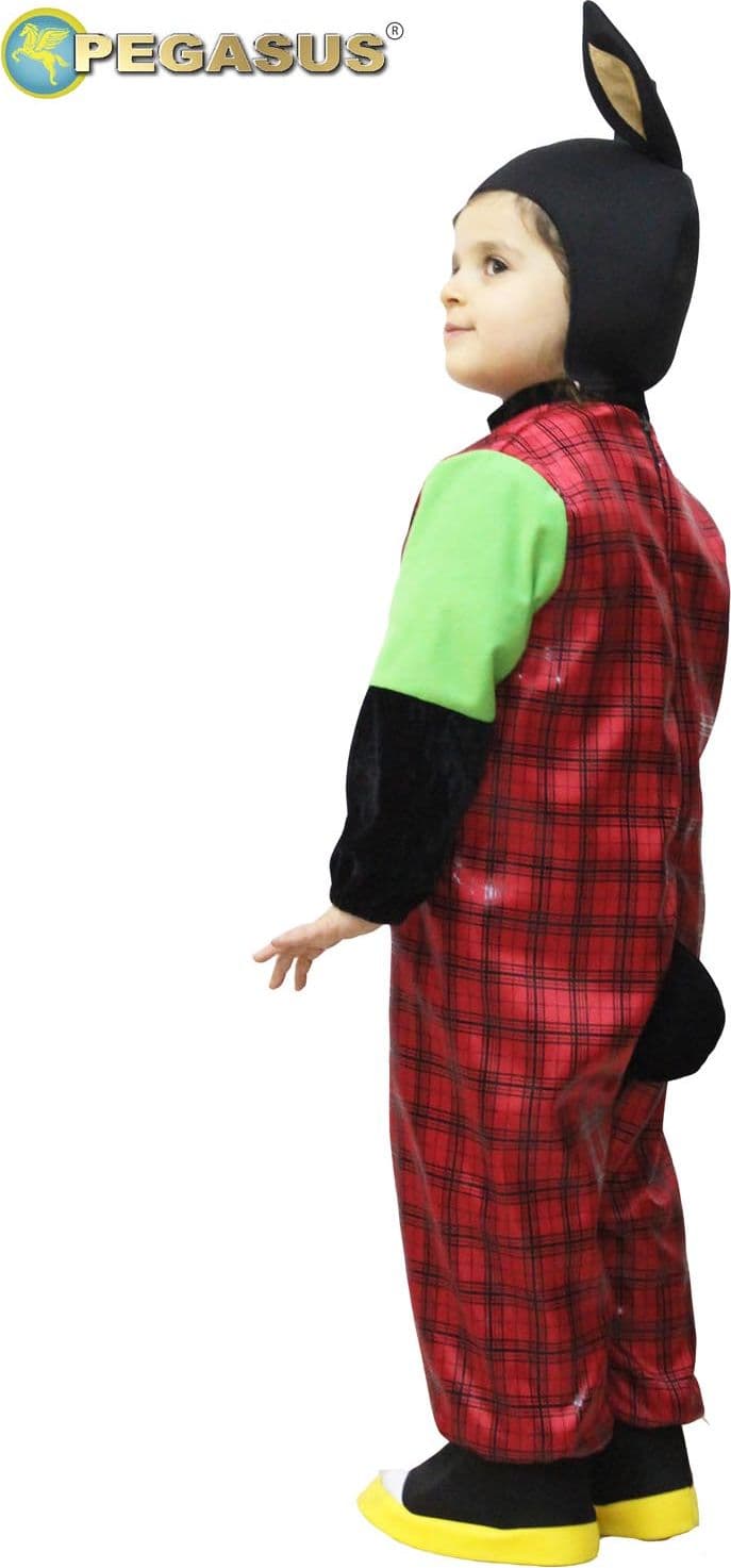 COSTUME CARNEVALE CONIGLIO BLACK DALLA 1° ALLA 4° - PEGASUS PE0760 - 2