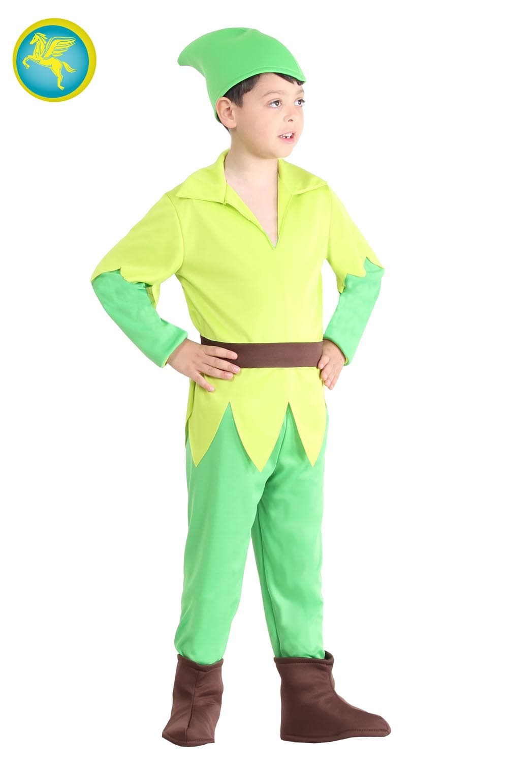 COSTUME CARNEVALE PETER PAN DA 3 A 8 ANNI - PEGASUS 8087-A-2 - 2
