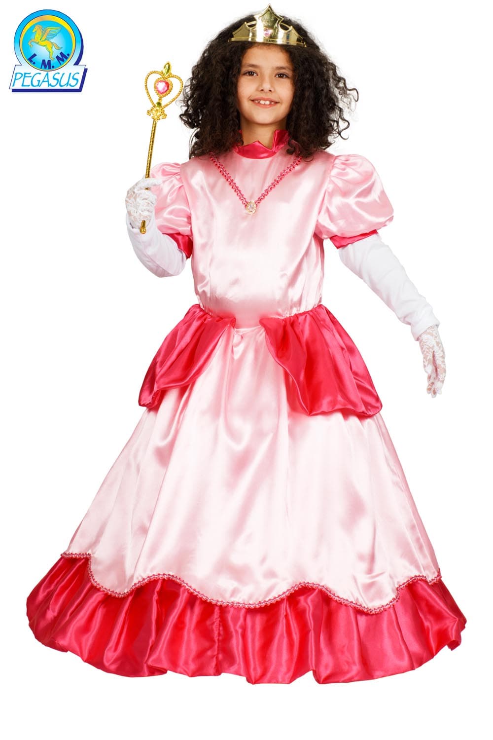 COSTUME CARNEVALE PRINCIPESSA DA 5 A 11 ANNI - PEGASUS 1859 - 3