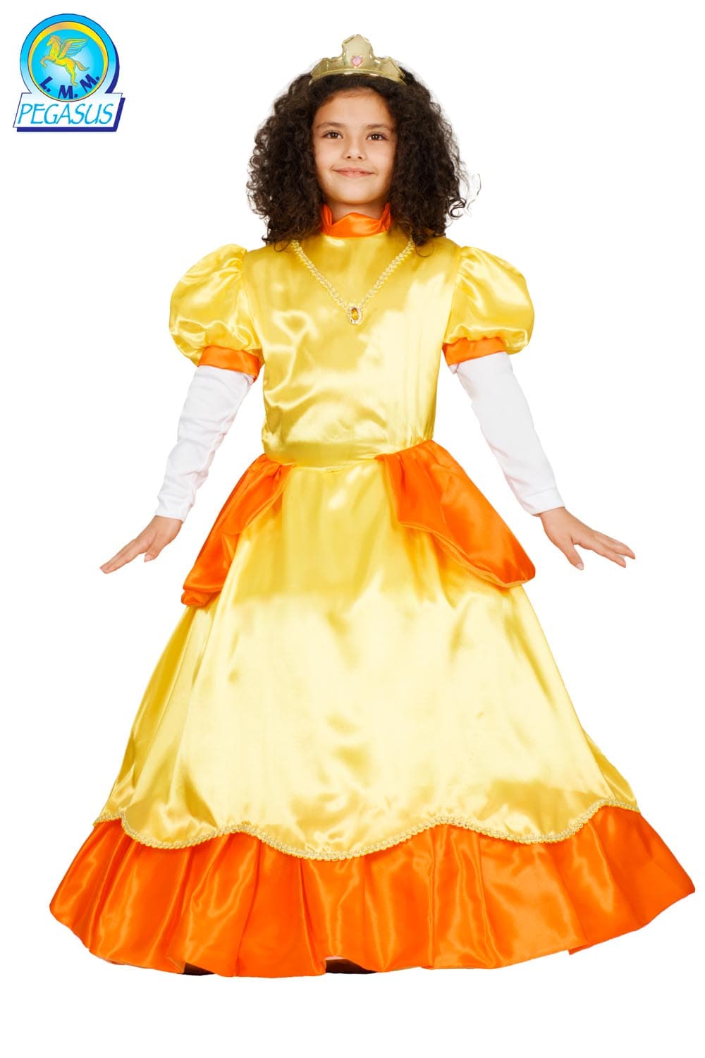 COSTUME CARNEVALE PRINCIPESSA GIALLA DA 5 A 11 ANNI - PEGASUS 1894 - 2