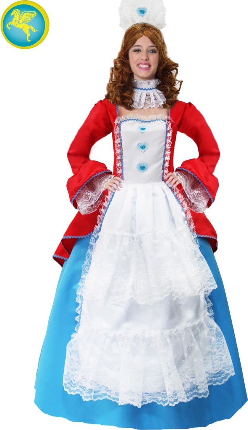 COSTUME CARNEVALE COLOMBINA ADULTA DALLA S ALLA L - PEGASUS 4022-A - 2