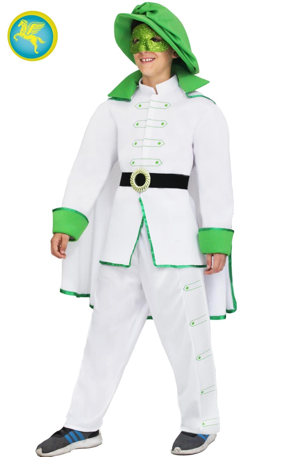 COSTUME CARNEVALE BRIGHELLA DA 5 A 13 ANNI - PEGASUS 1076 - 2