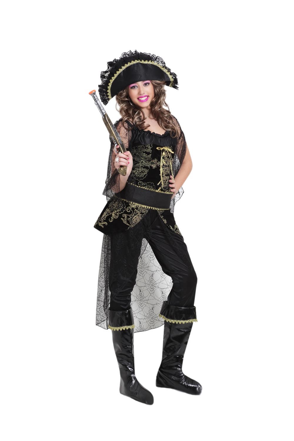 COSTUME CARNEVALE CORSARA DONNA DALLA 42 ALLA 54 - PEGASUS 4146 - 2