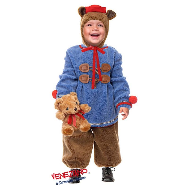 Costume carnevale piccolo orsetto da 3 a 24 mesi - veneziano 28086 - 2