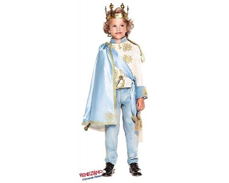 Costume carnevale principe del regno incantato da 7 a 10 anni - Veneziano 28061 - 2