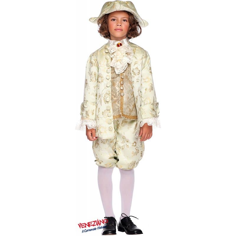 Costume carnevale casanova bambino da 7 a 10 anni - Veneziano 50720 - 3