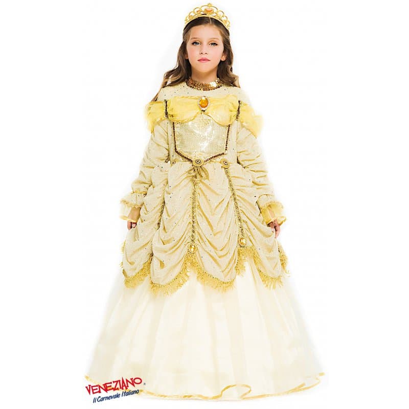 Costume carnevale principessa bella da 7 a 10 anni - veneziano 52361 - 3