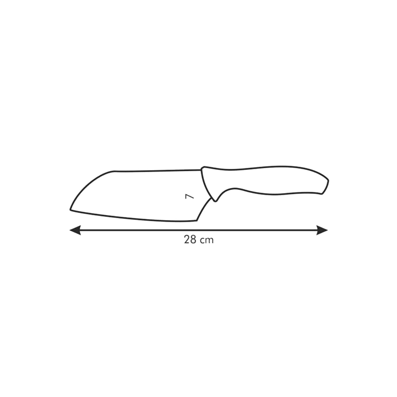 Mannaretta da cucina con lama in acciaio Inox ed impugnatura ergonomica nera "Sonic" - 2