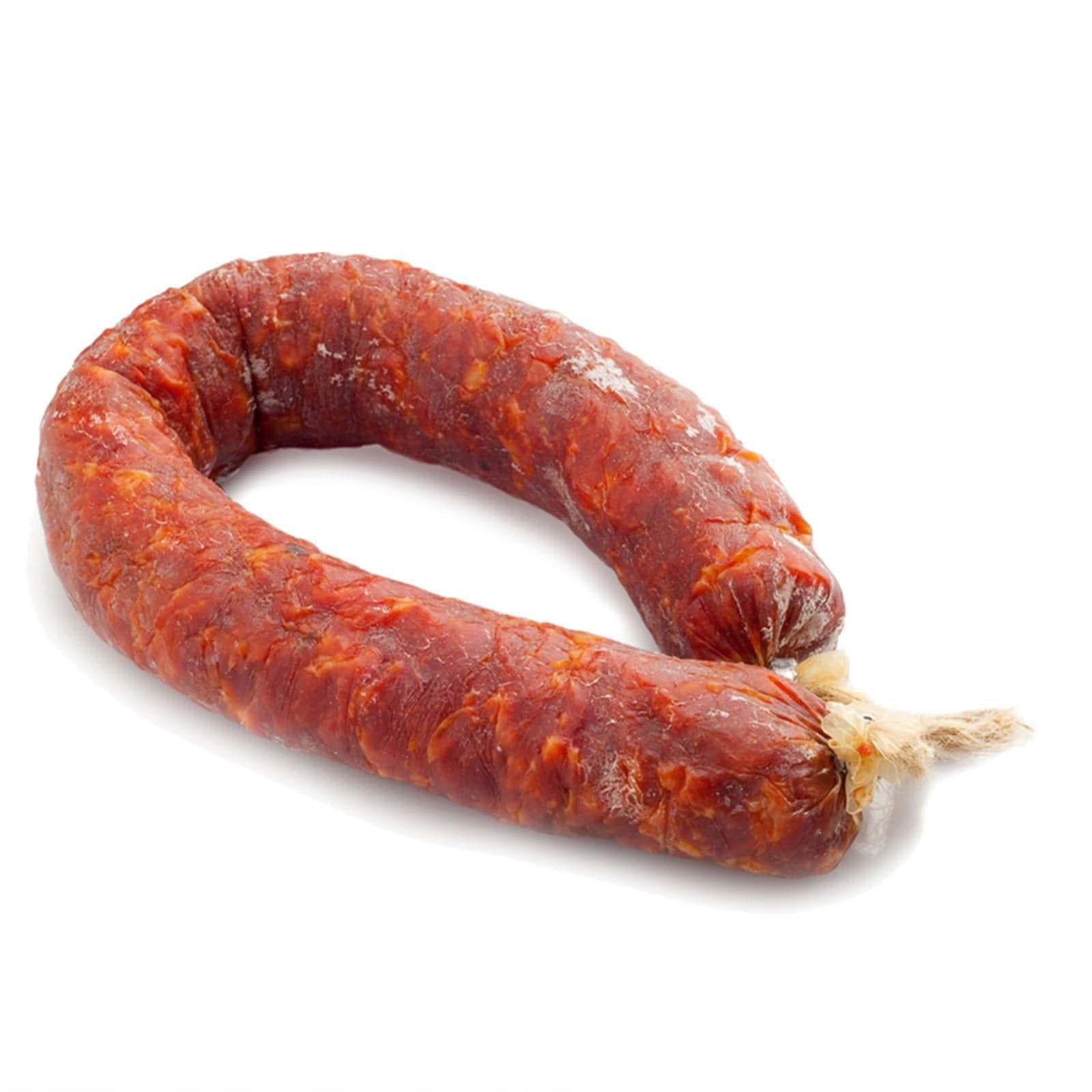 Torta 15 mt 40/43 budella di bovino naturale curva per salsiccia secca 15 kg - 2