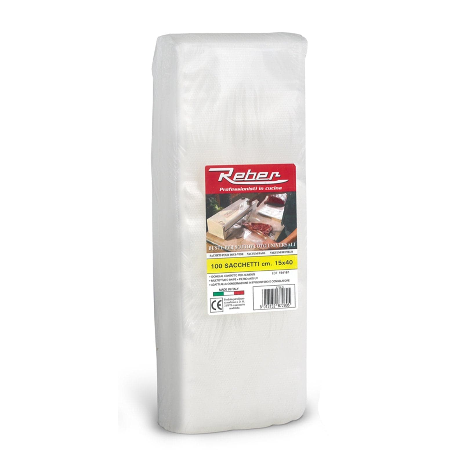 Sacchetti goffrati per macchine sottovuoto alimentari multistrato e filtro anti UV - 6