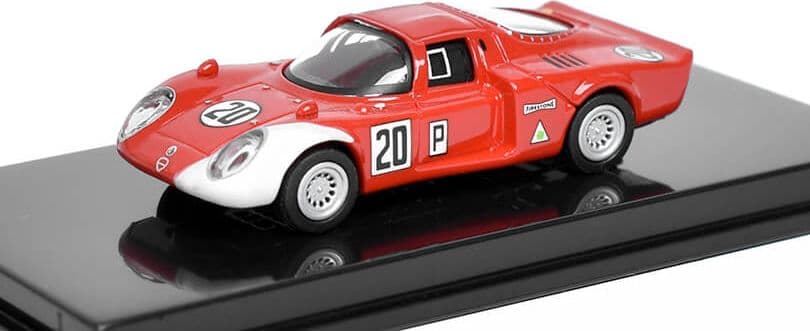 Modellino Ricko 1:87 H0 Alfa Romeo 33.2 N°20 Daytona 1986 Auto da Collezione - 2