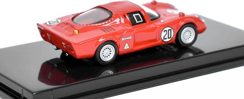 Modellino Ricko 1:87 H0 Alfa Romeo 33.2 N°20 Daytona 1986 Auto da Collezione - 3