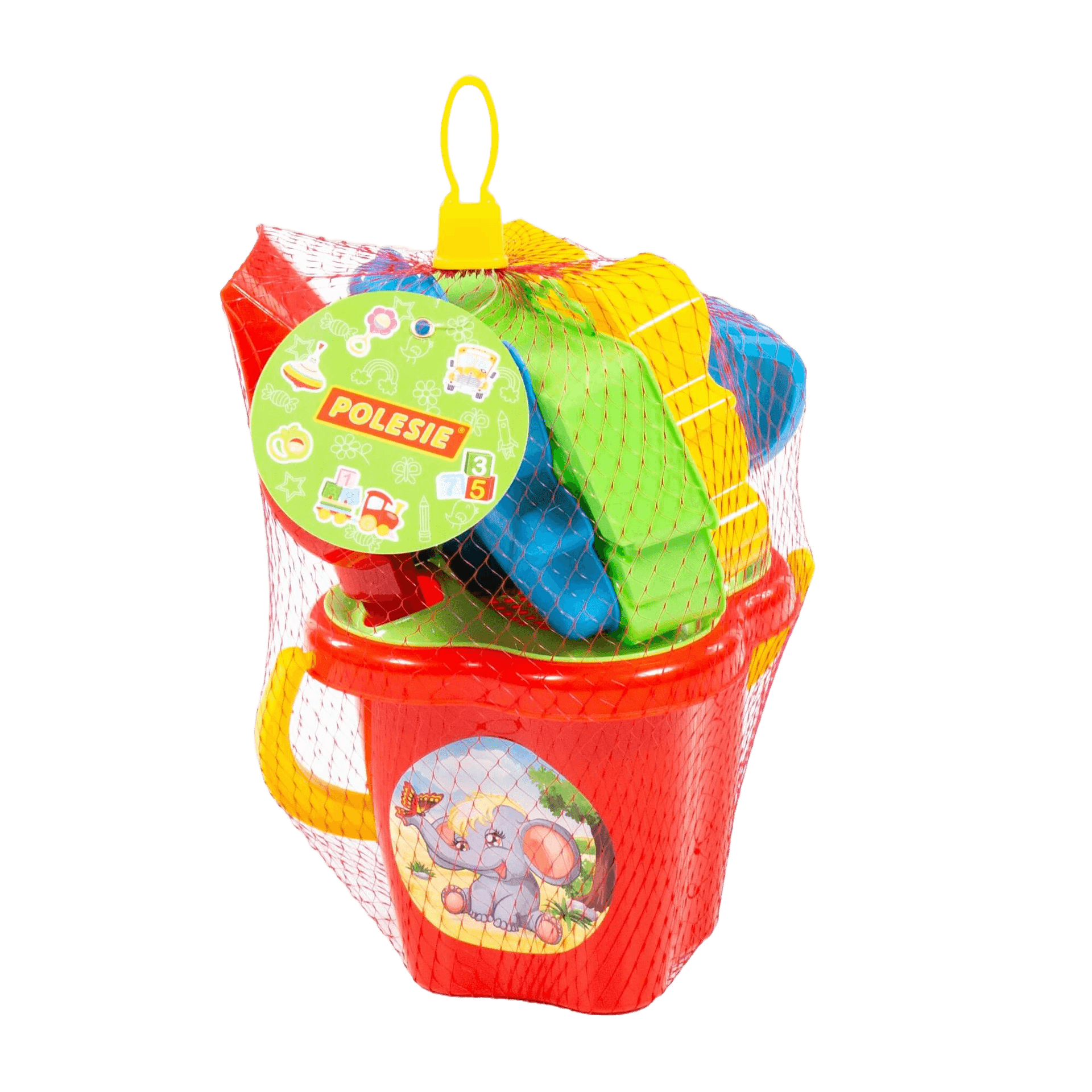 Giocattoli Polesie - Flower Bucket Set Red Giocattoli da Spiaggia per Bambini - 3