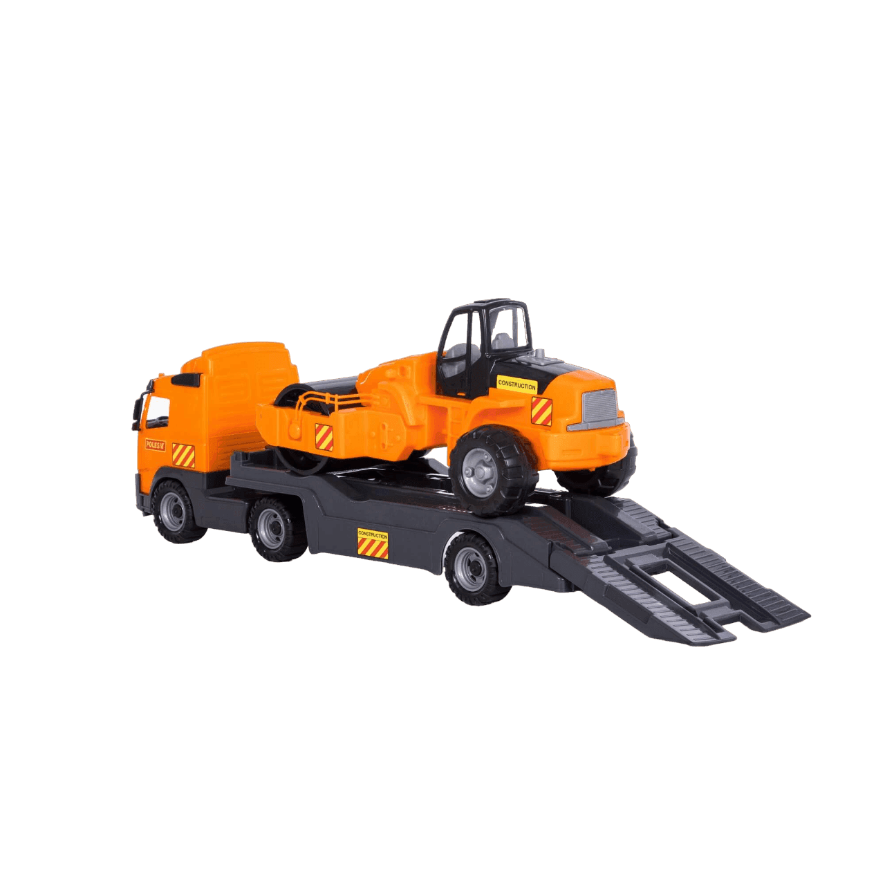 Giocattoli Polesie - PowerTruck trailer truck + Road Roller Volvo Camion - 3