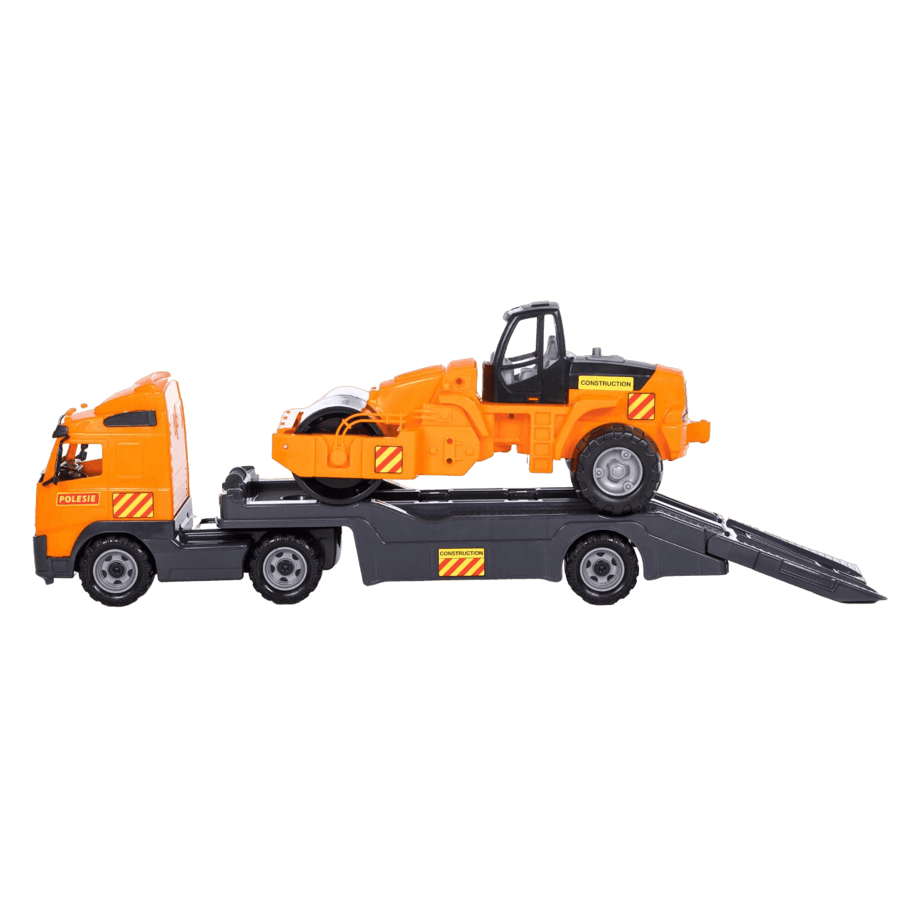 Giocattoli Polesie - PowerTruck trailer truck + Road Roller Volvo Camion - 4
