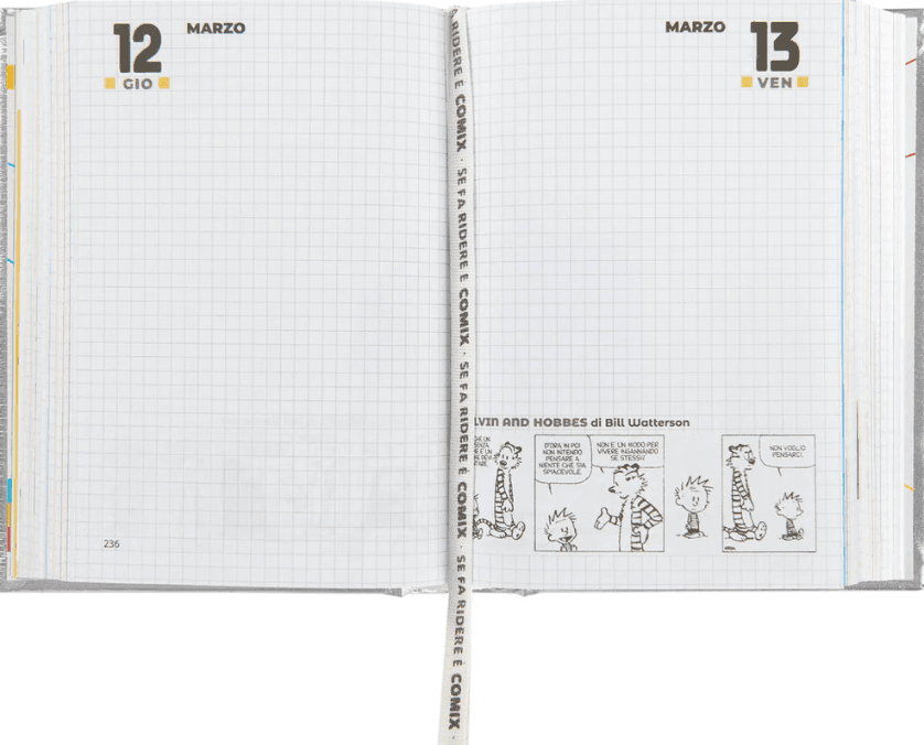 Comix Special - Agenda 16 Mesi Mini 2025/26 - Giornaliera Argento e Rosa - 5
