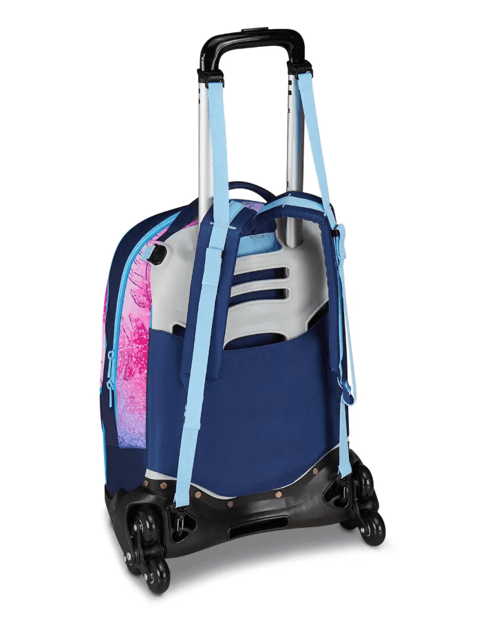 Seven - Zaino scuola trolley staccabile 3 Ruote 3WD - Lilo & Stitch - 2