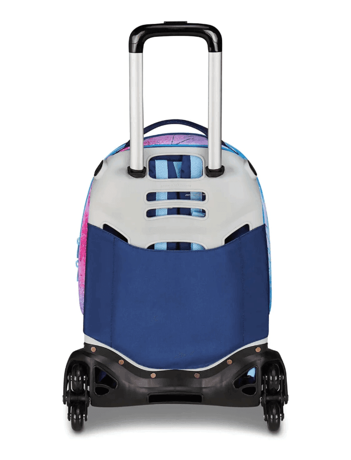 Seven - Zaino scuola trolley staccabile 3 Ruote 3WD - Lilo & Stitch - 6