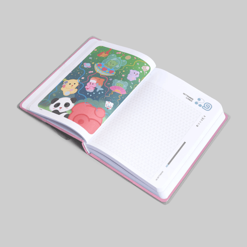 Be-You - Diario Agenda 16 mesi easy Cosmetic Pink 2025-2026 - 3