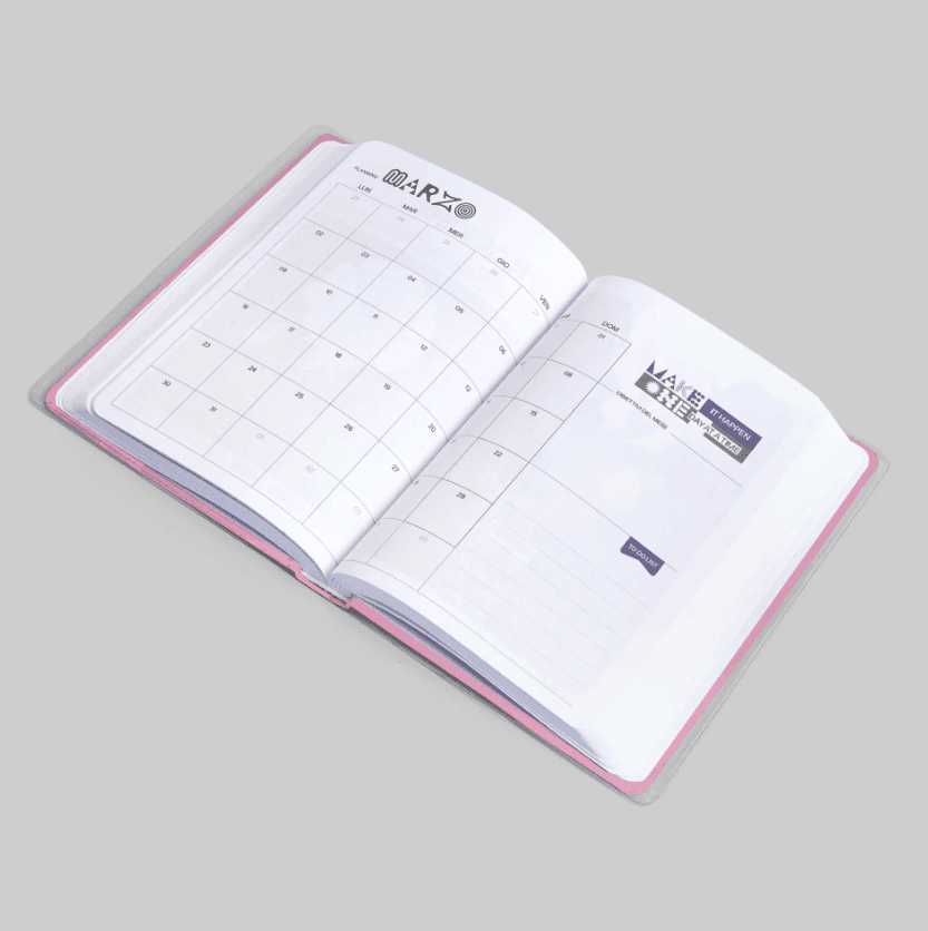 Be-You - Diario Agenda 16 mesi easy Cosmetic Pink 2025-2026 - 6