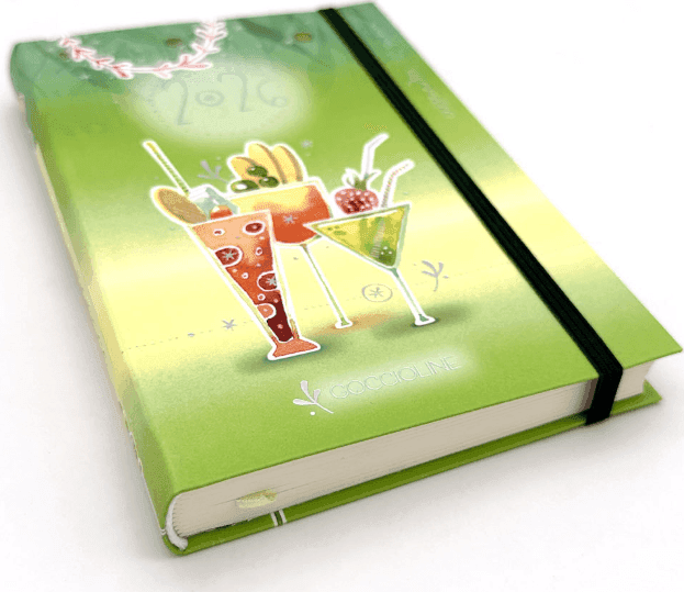 Akena - Goccioline Agenda Giornaliera VERDE Aperitivo alla frutta (GO26AM-3) - 2