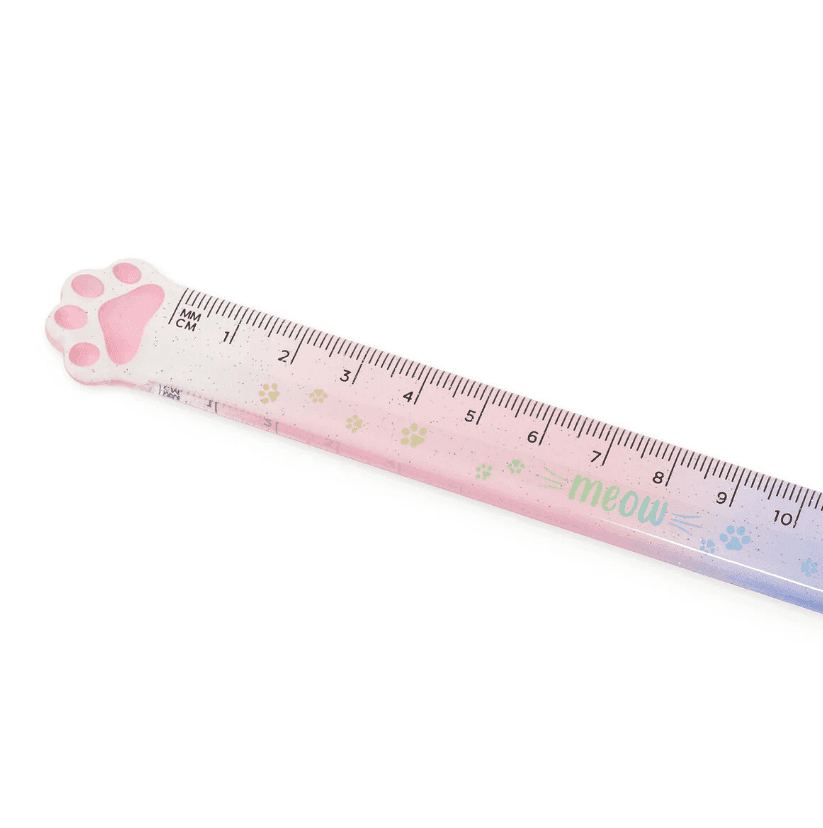 Legami - Righello 15cm  - Meow con zampina Gatto (RUCAT0002) - 2