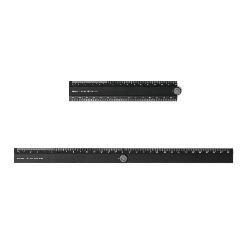 Legami - Righello Pieghevole in Alluminio, Doppio Utilizzo: Misurazione in Centimetri 30 cm e in Gradi 180° (VFR0002) - 2